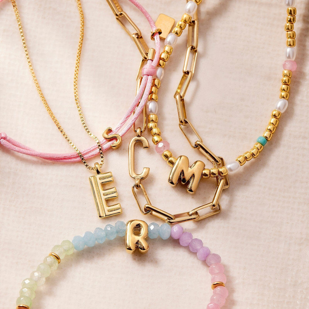 Initial Pearl & Seed Bead Choker