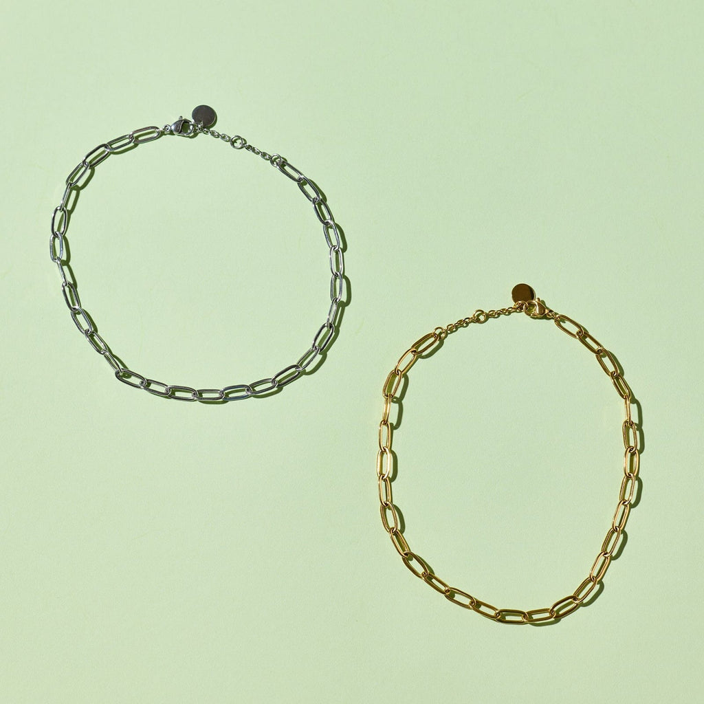Bracelet de cheville Harper Paperclip Chain