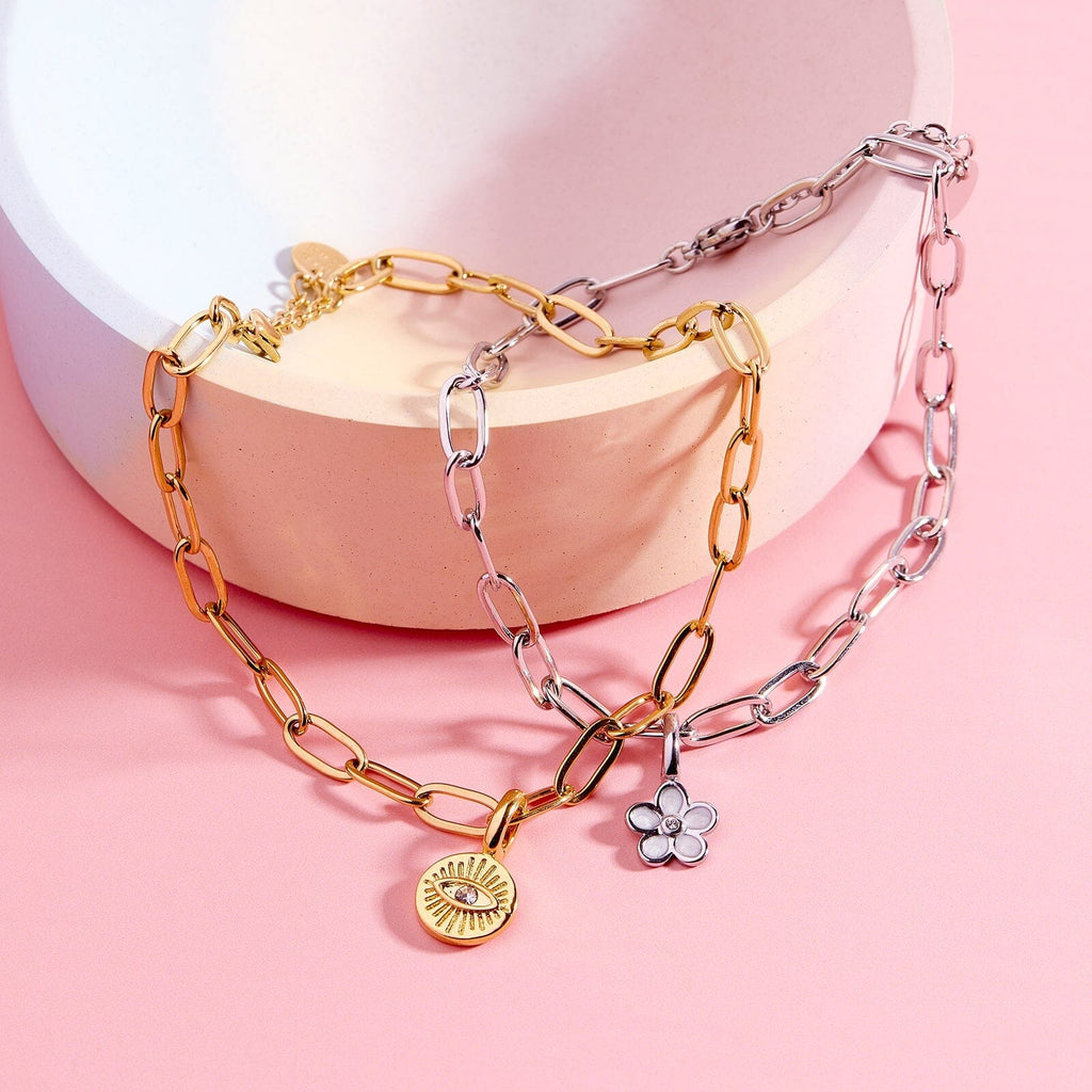 Bracelet de cheville Harper Paperclip Chain