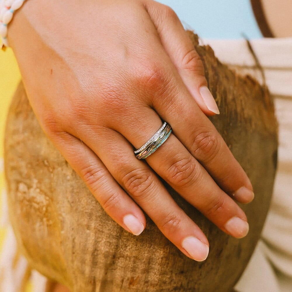 Beachside Blue Fidget Ring