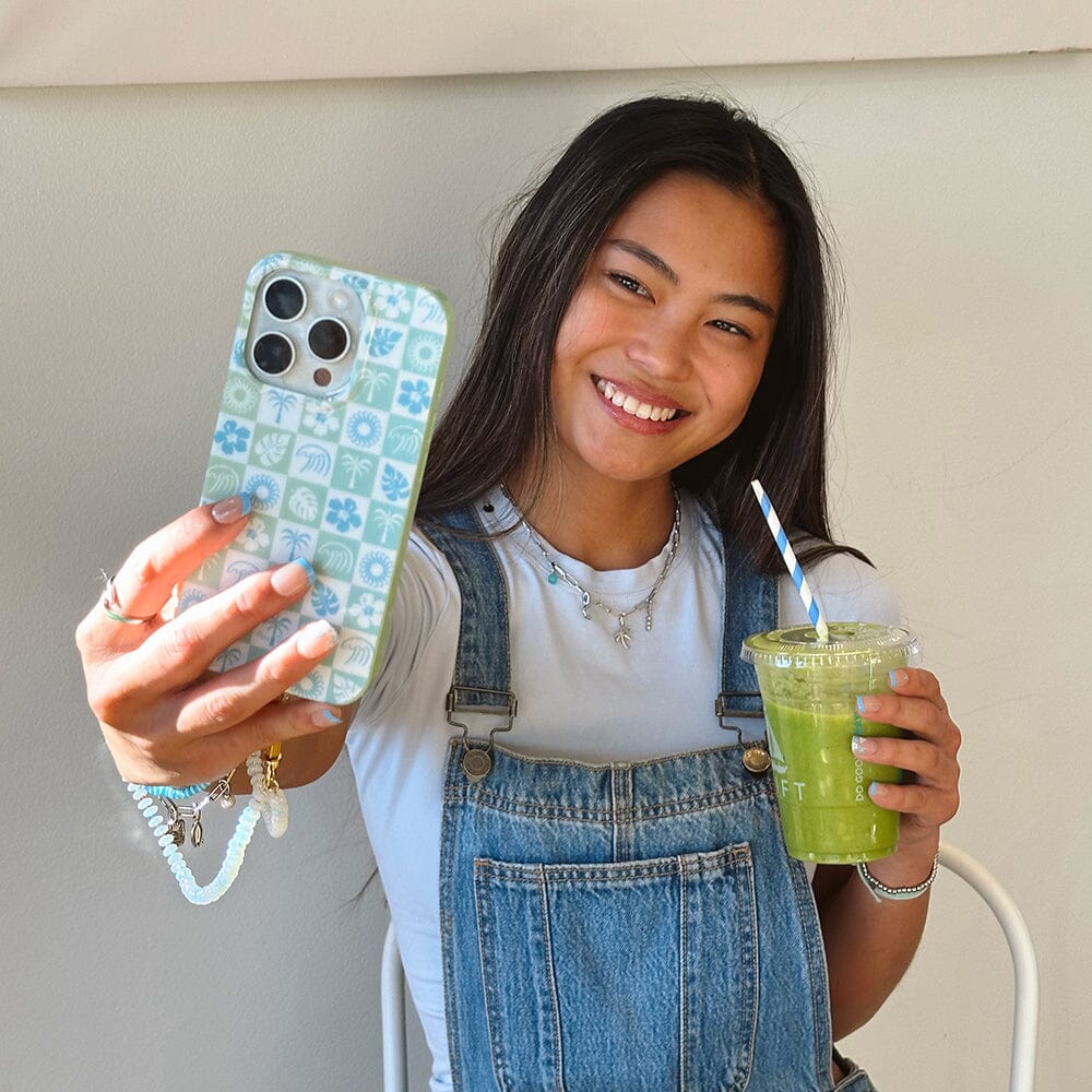 Coastal Checkers iPhone Case