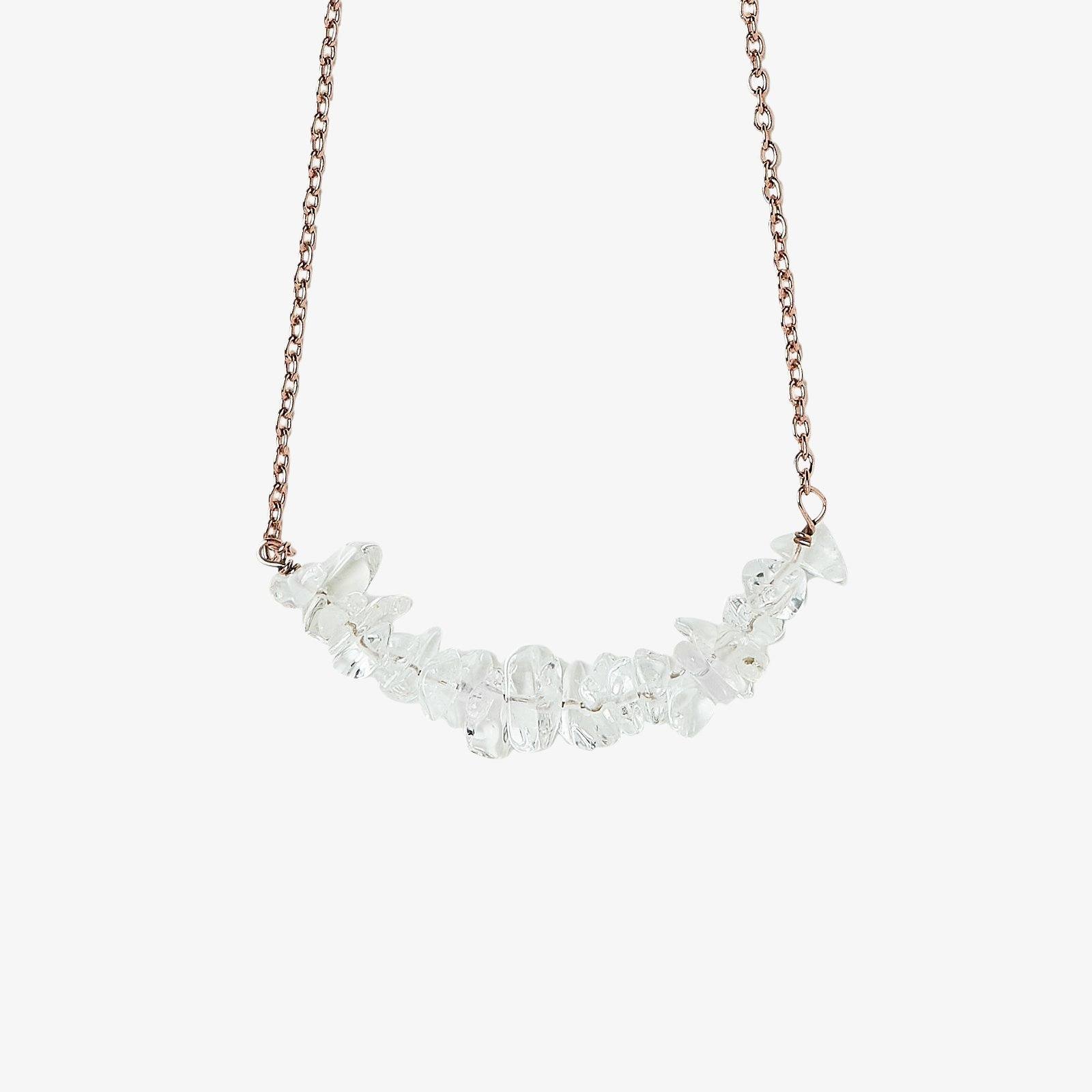 Clear Quartz Chip Choker