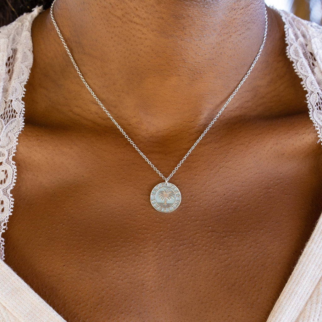 Pura Vida Medallion Necklace