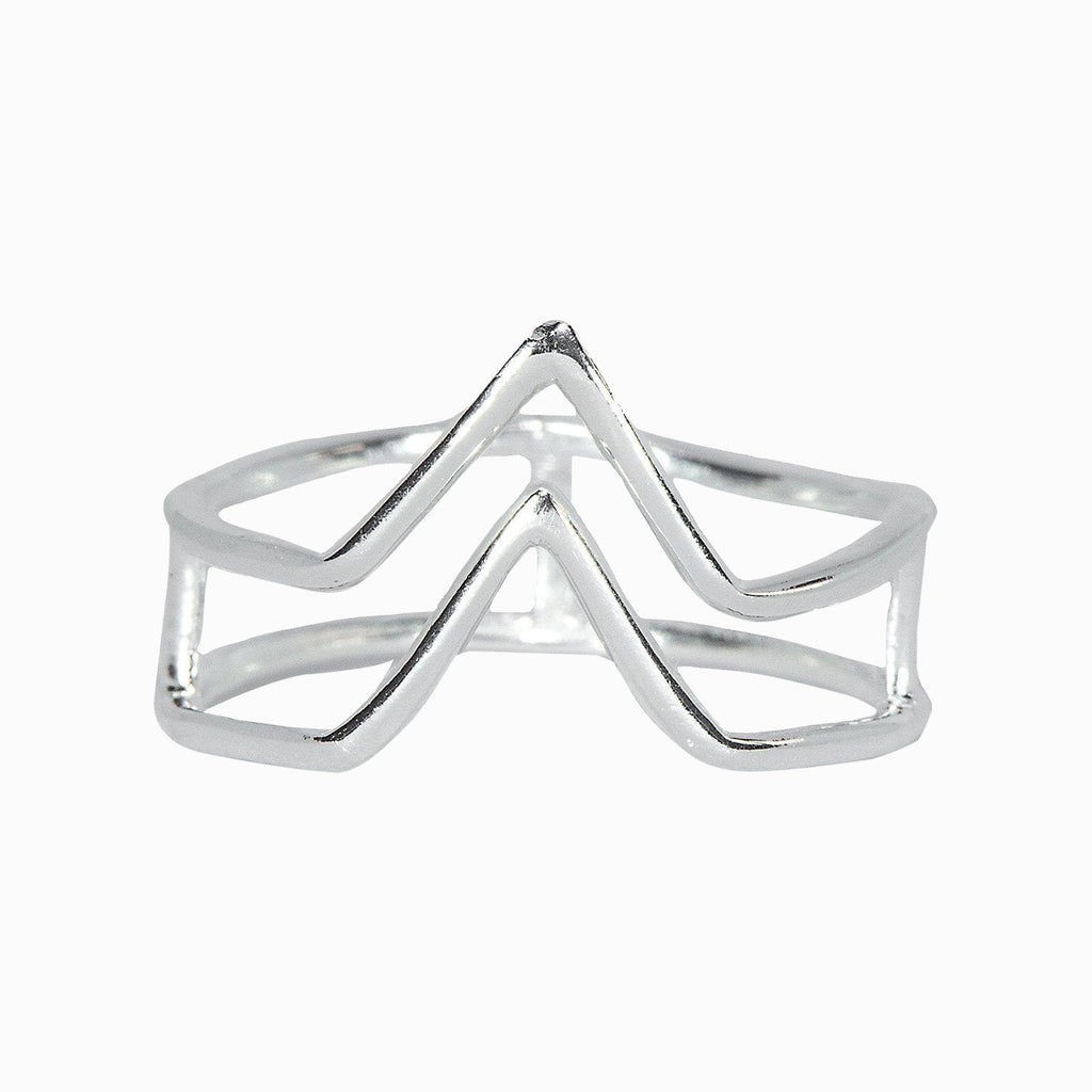 Double Arrow Ring