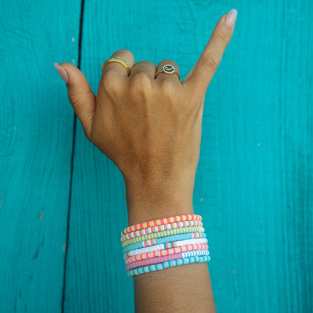 Lot de 8 housses extensibles Fortune Beach