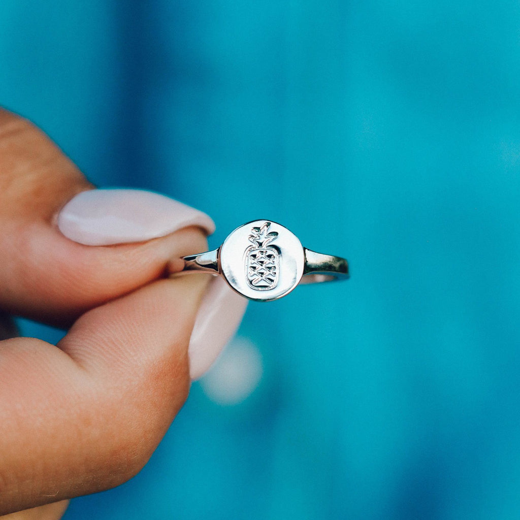 Pineapple Coin Ring