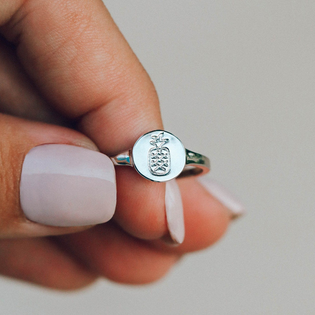 Pineapple Coin Ring