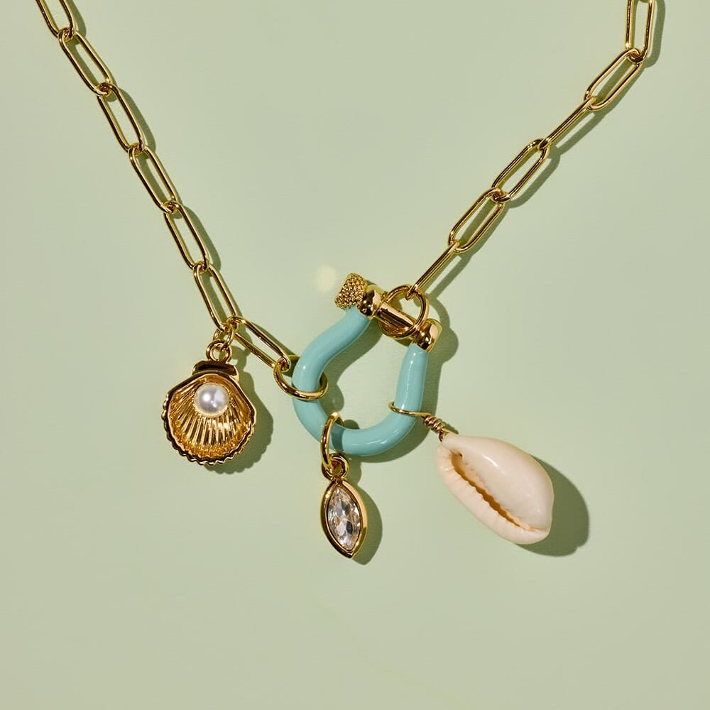 Low Tide Shell Charm Necklace