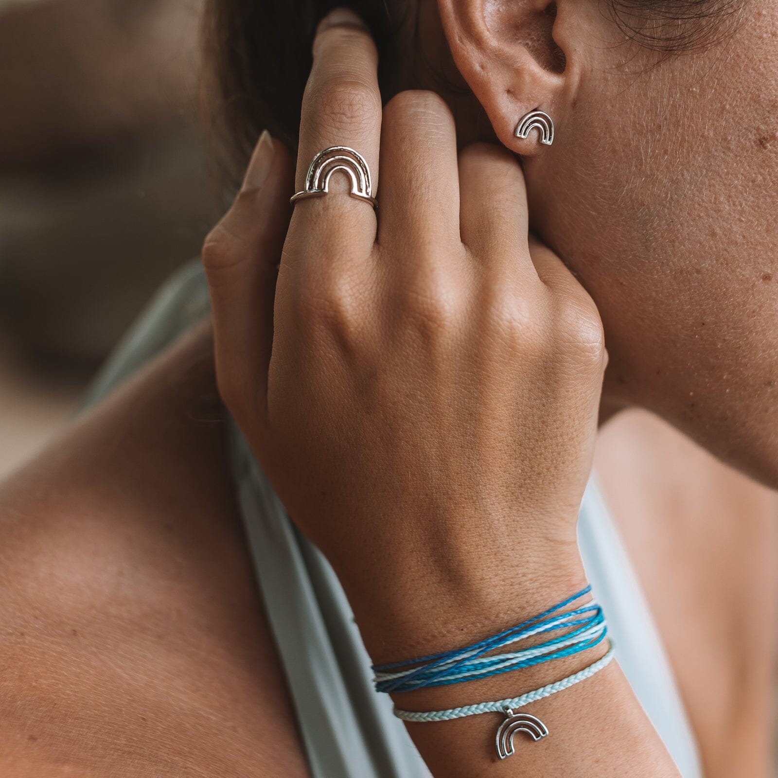 Chasing Rainbows Stud Earrings