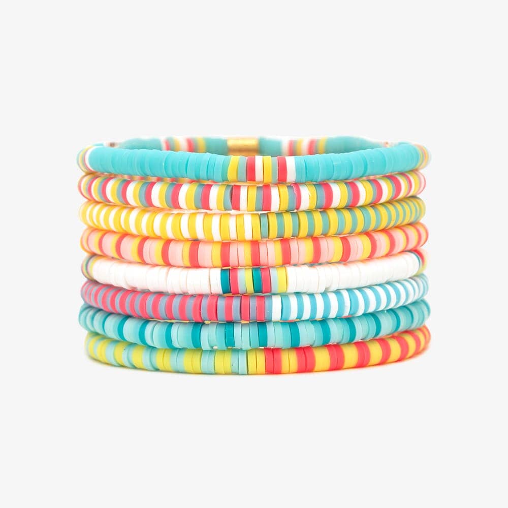 Lot de 8 housses extensibles Fortune Beach