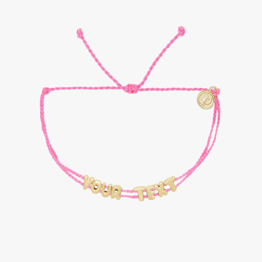 Bubble Letter Bracelet